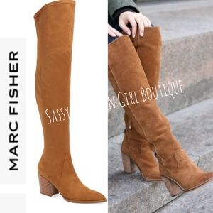 🆕⭐Marc Fisher tan over the knee boots